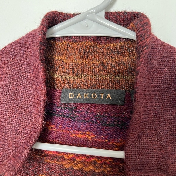 Dakota Alpaca Sweater Multi Color Print Sweater Small - Picture 9 of 13